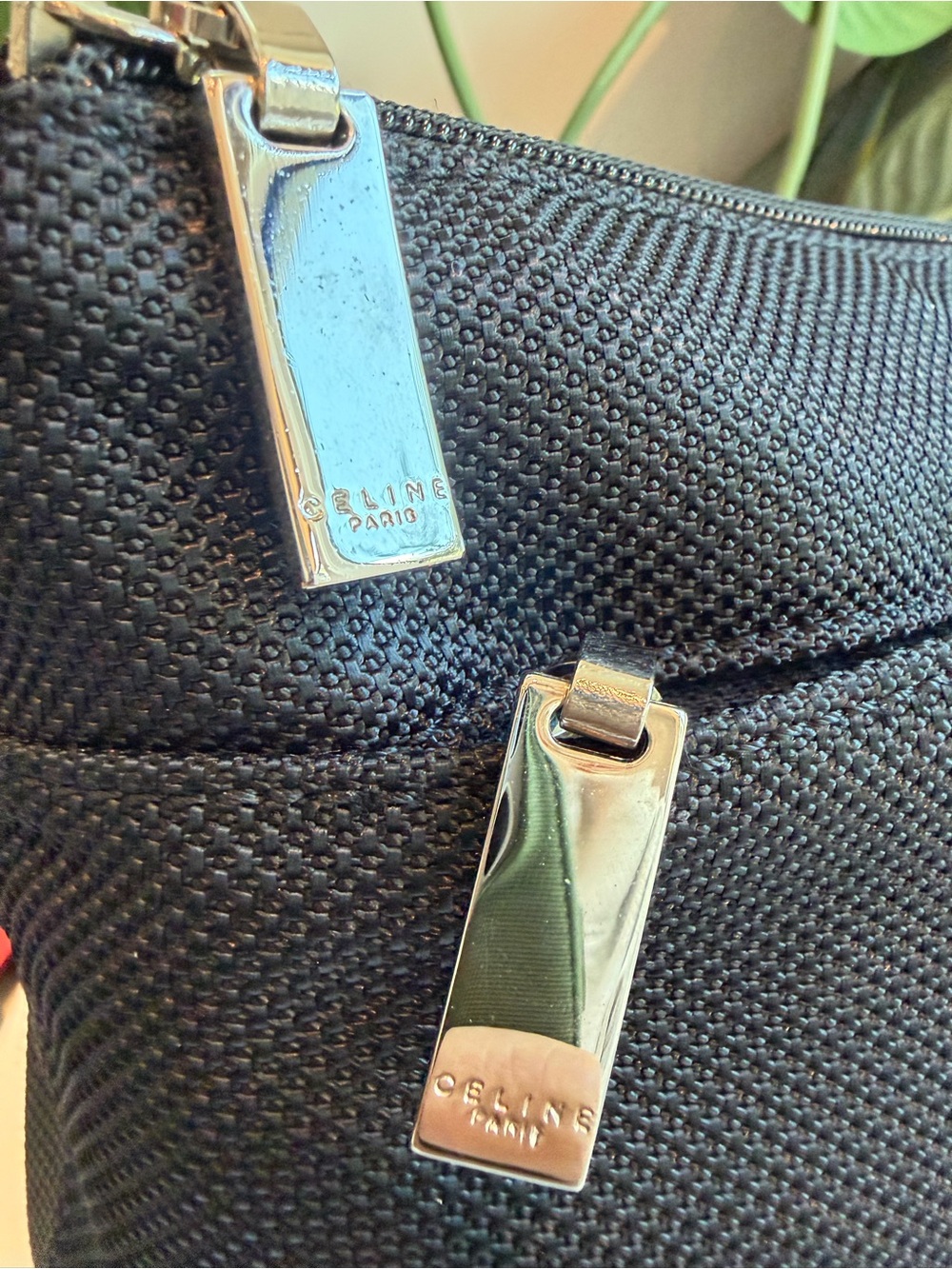 Celine ‘ Textured Canvas Pouch’ - Picture 6 of 13